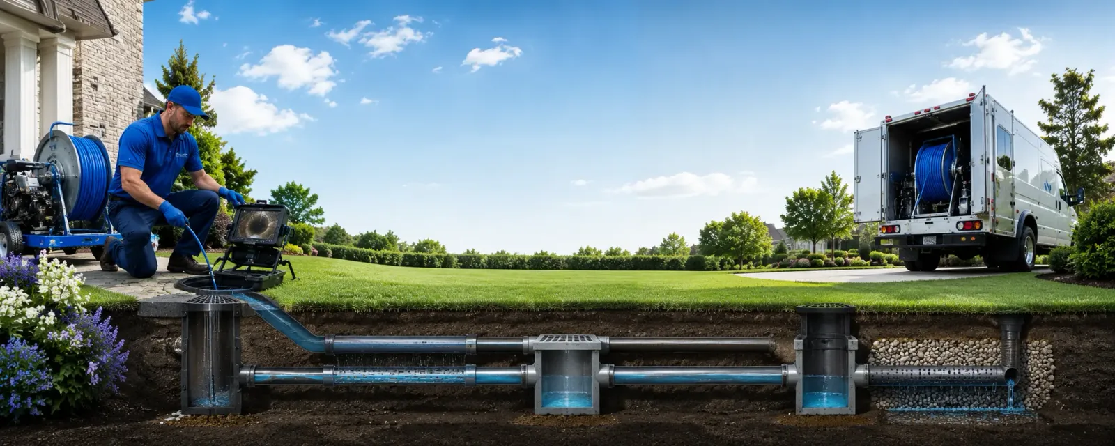 Outdoor drain cleaning information for Bear Branch, KY